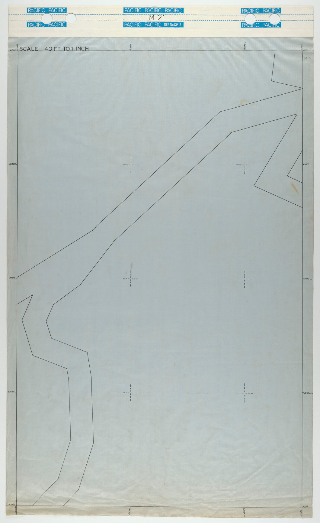 40 Foot to an Inch Record Sheet, sheet M21