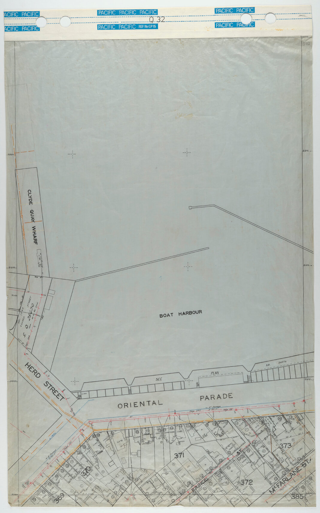 40 Foot to an Inch Record Sheet, sheet Q32