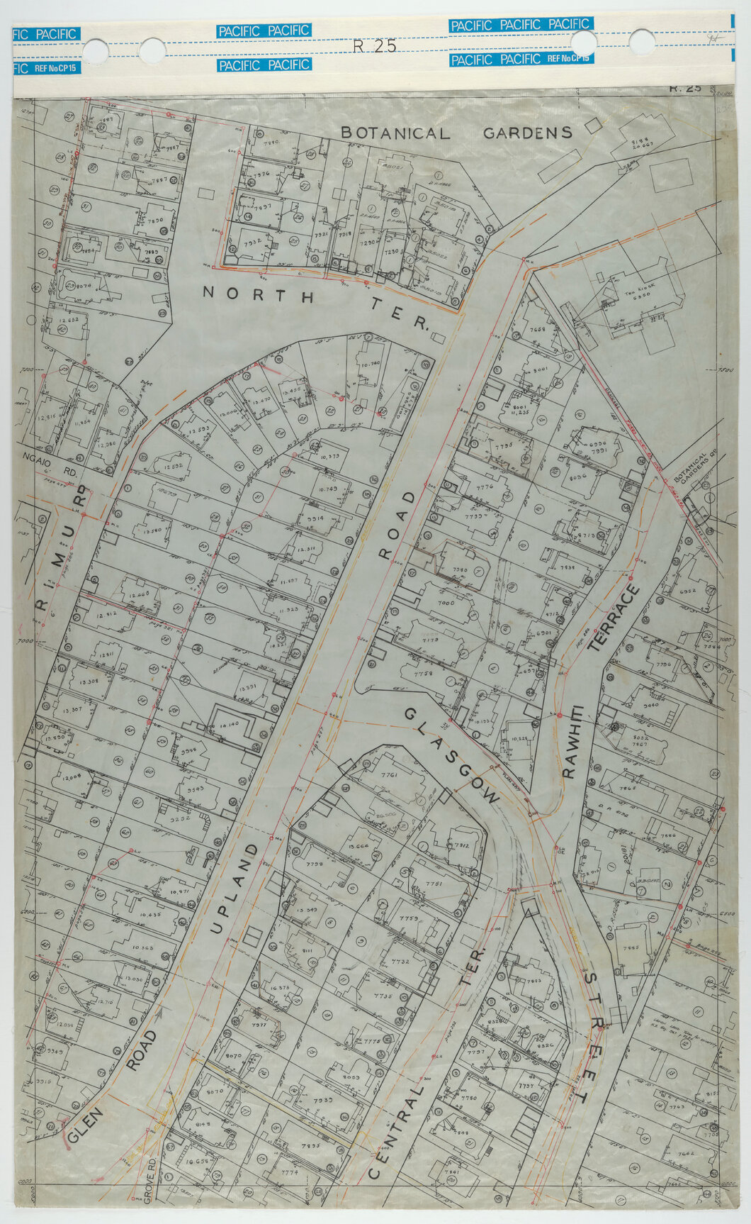 40 Foot to an Inch Record Sheet, sheet R25