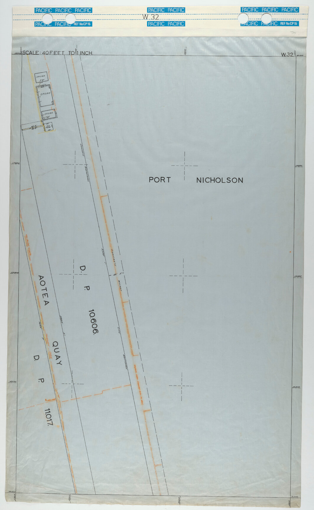 40 Foot to an Inch Record Sheet, sheet W32