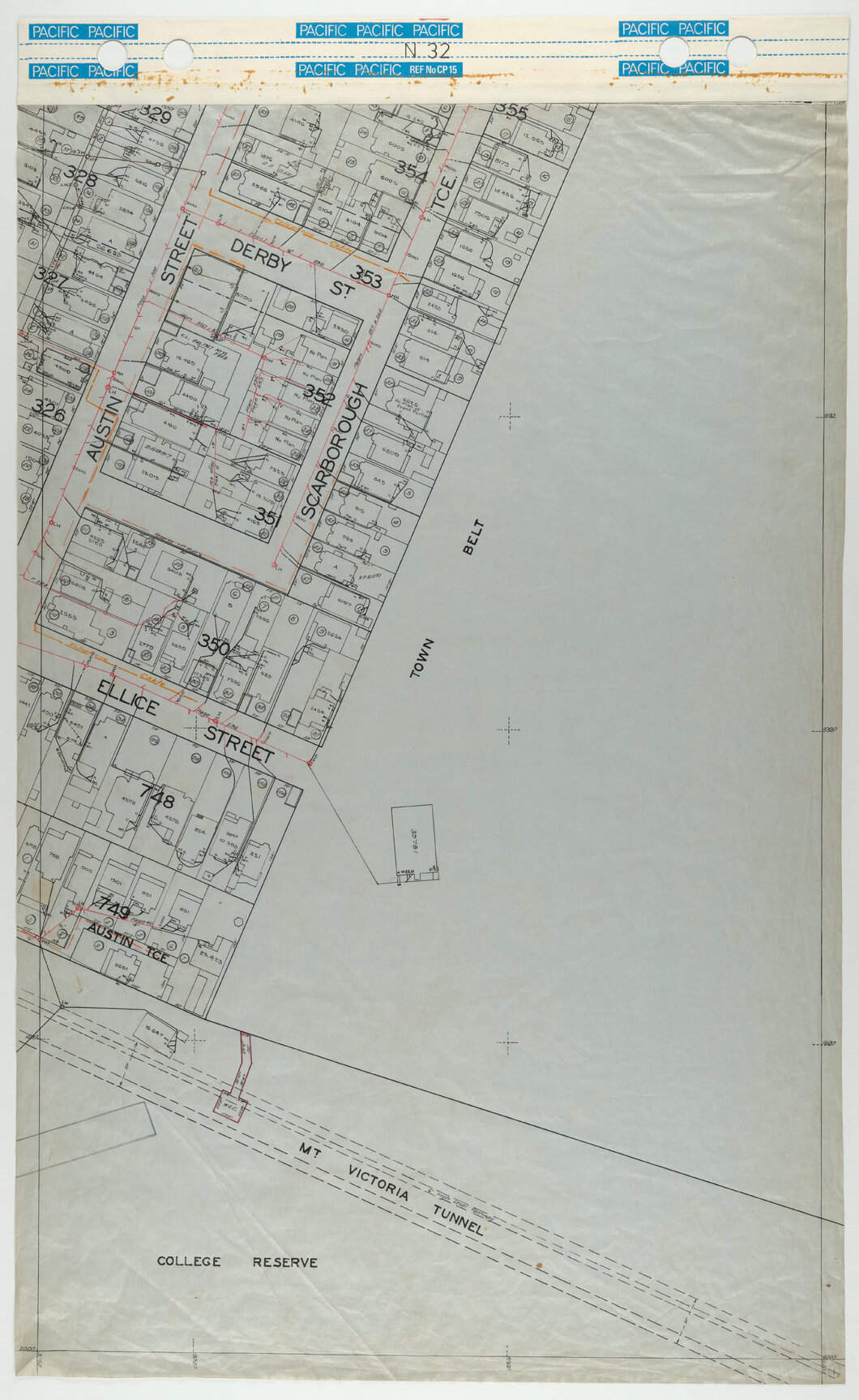 40 Foot to an Inch Record Sheet, sheet N32