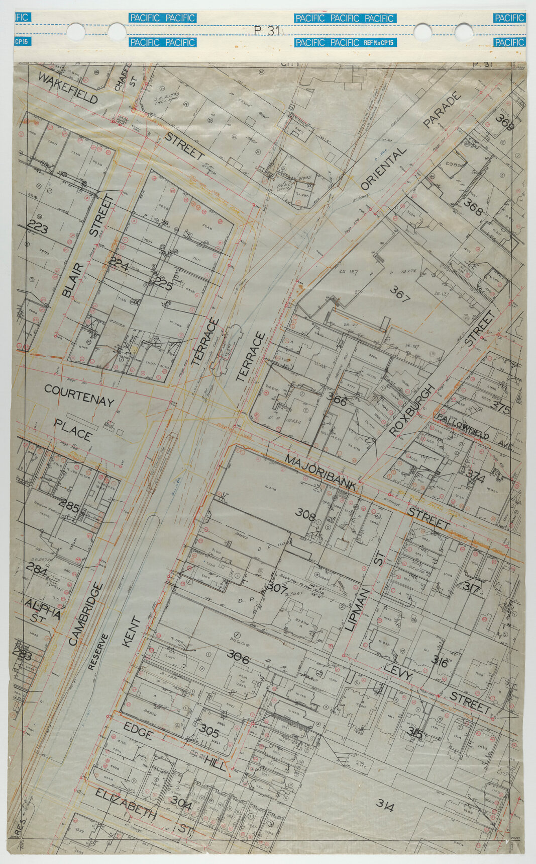40 Foot to an Inch Record Sheet, sheet P31