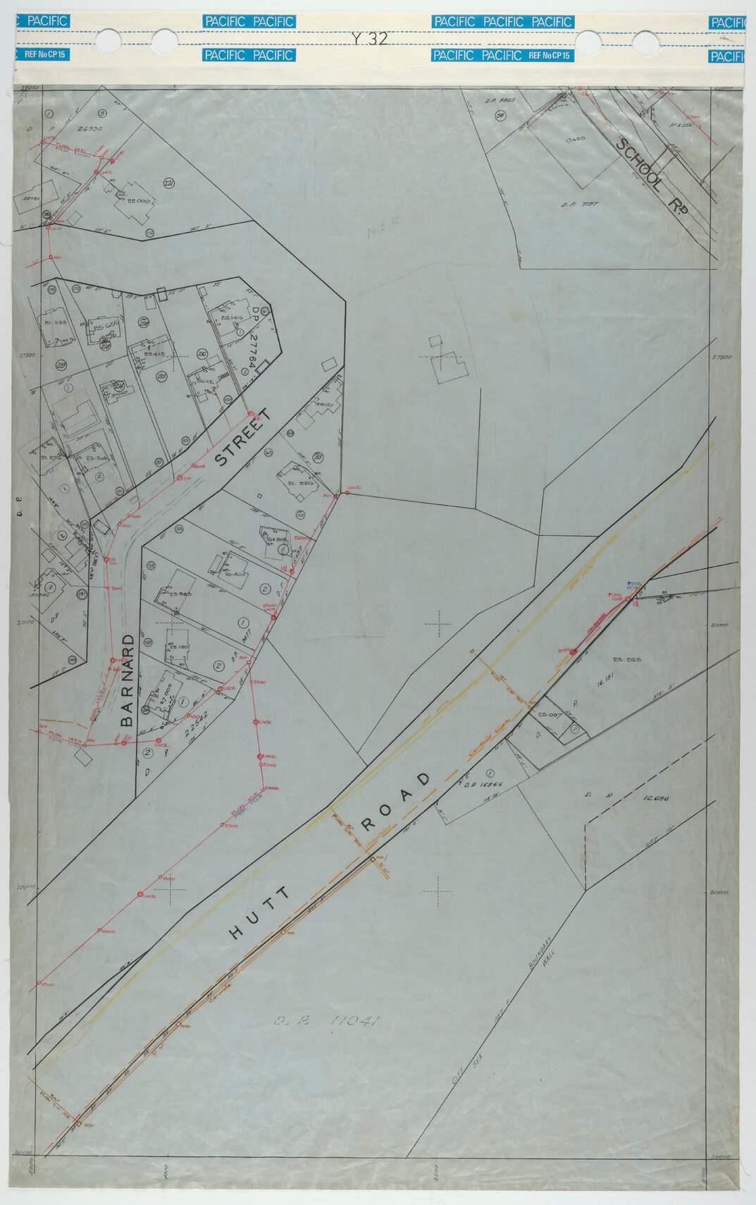 40 Foot to an Inch Record Sheet, sheet Y32