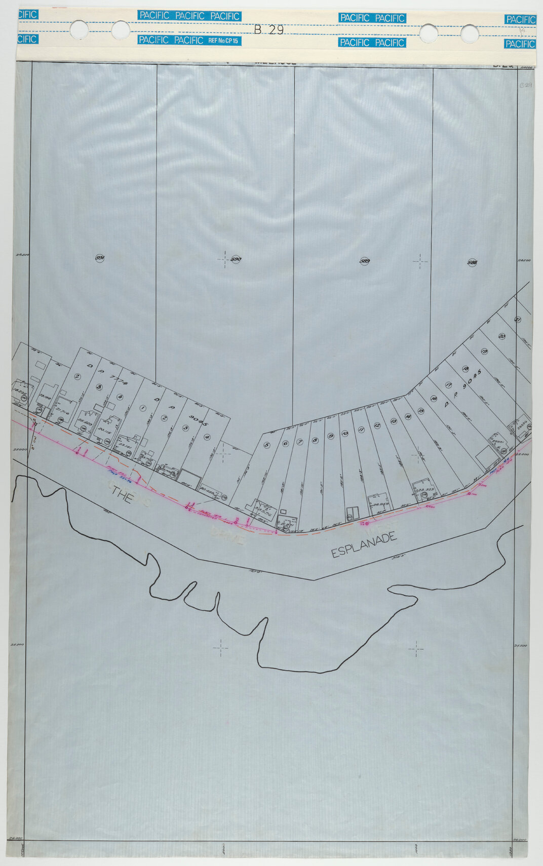40 Foot to an Inch Record Sheet, sheet B29