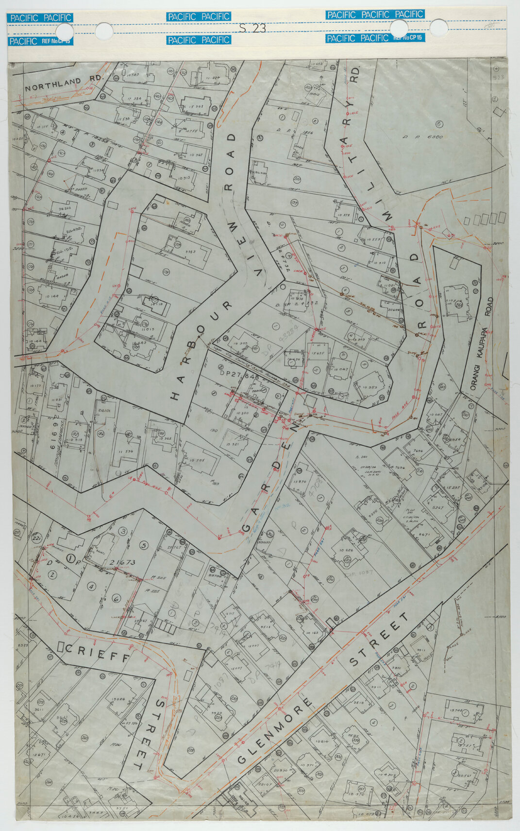 40 Foot to an Inch Record Sheet, sheet S23