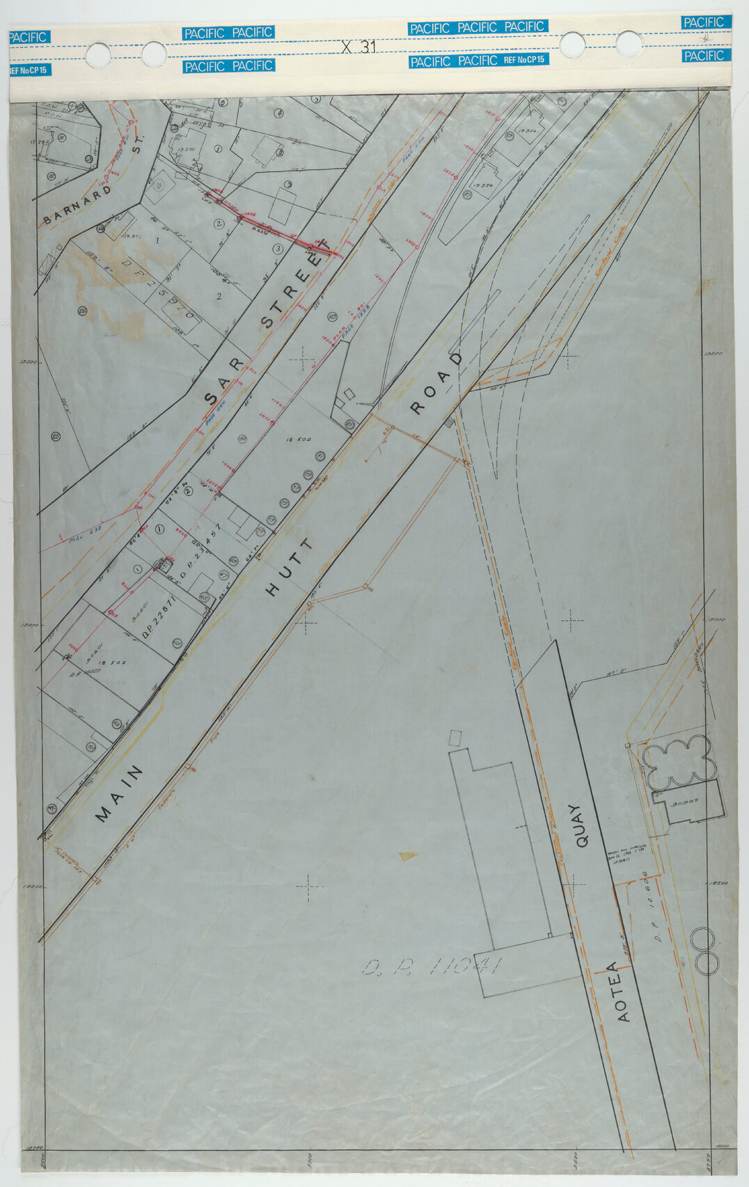 40 Foot to an Inch Record Sheet, sheet X31