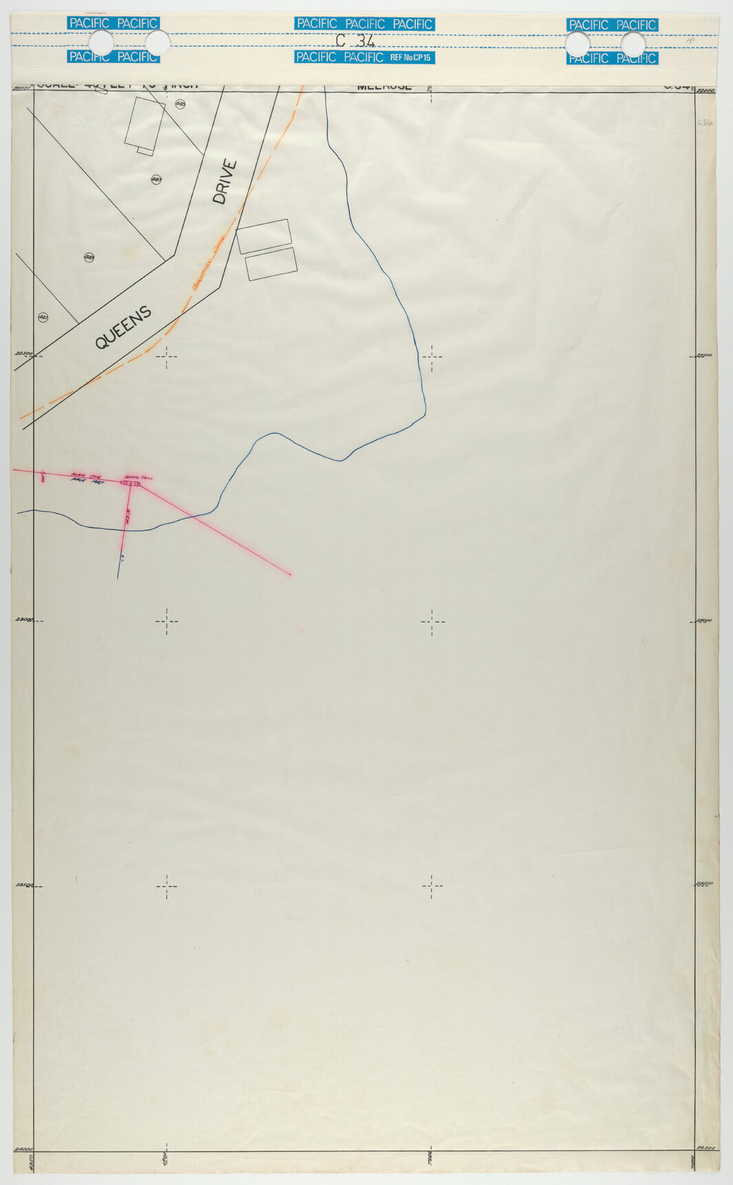 40 Foot to an Inch Record Sheet, sheet C34