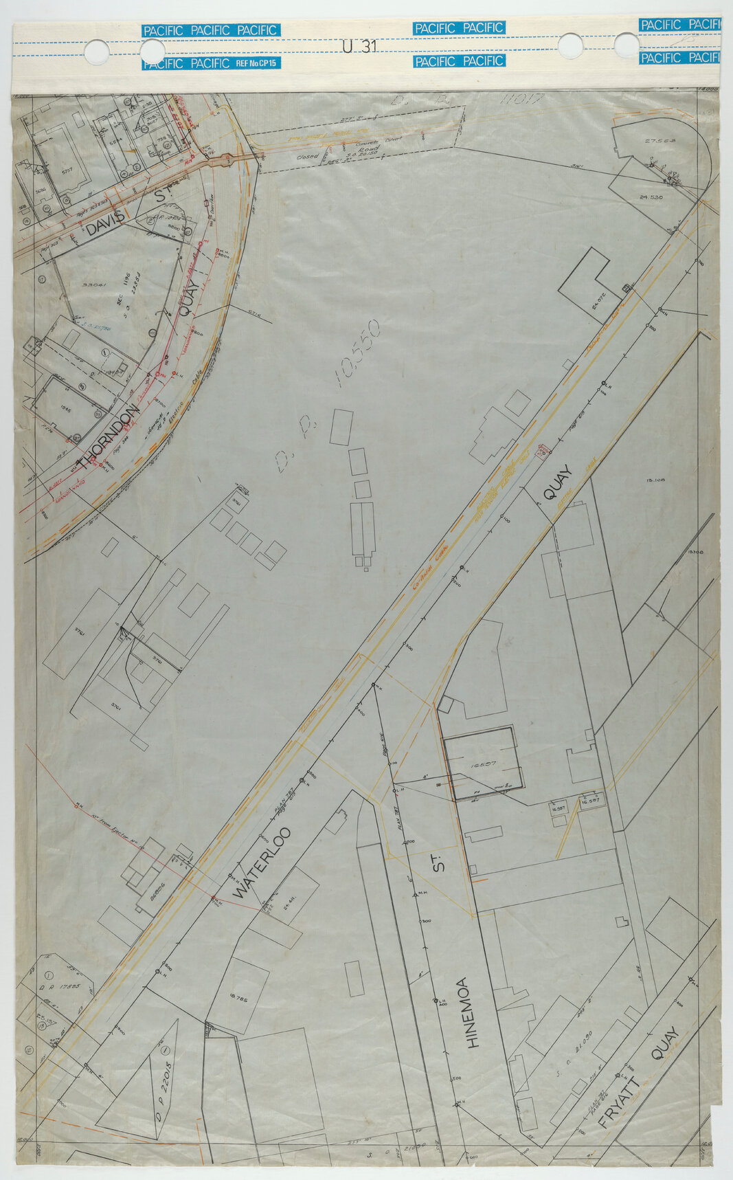 40 Foot to an Inch Record Sheet, sheet U31
