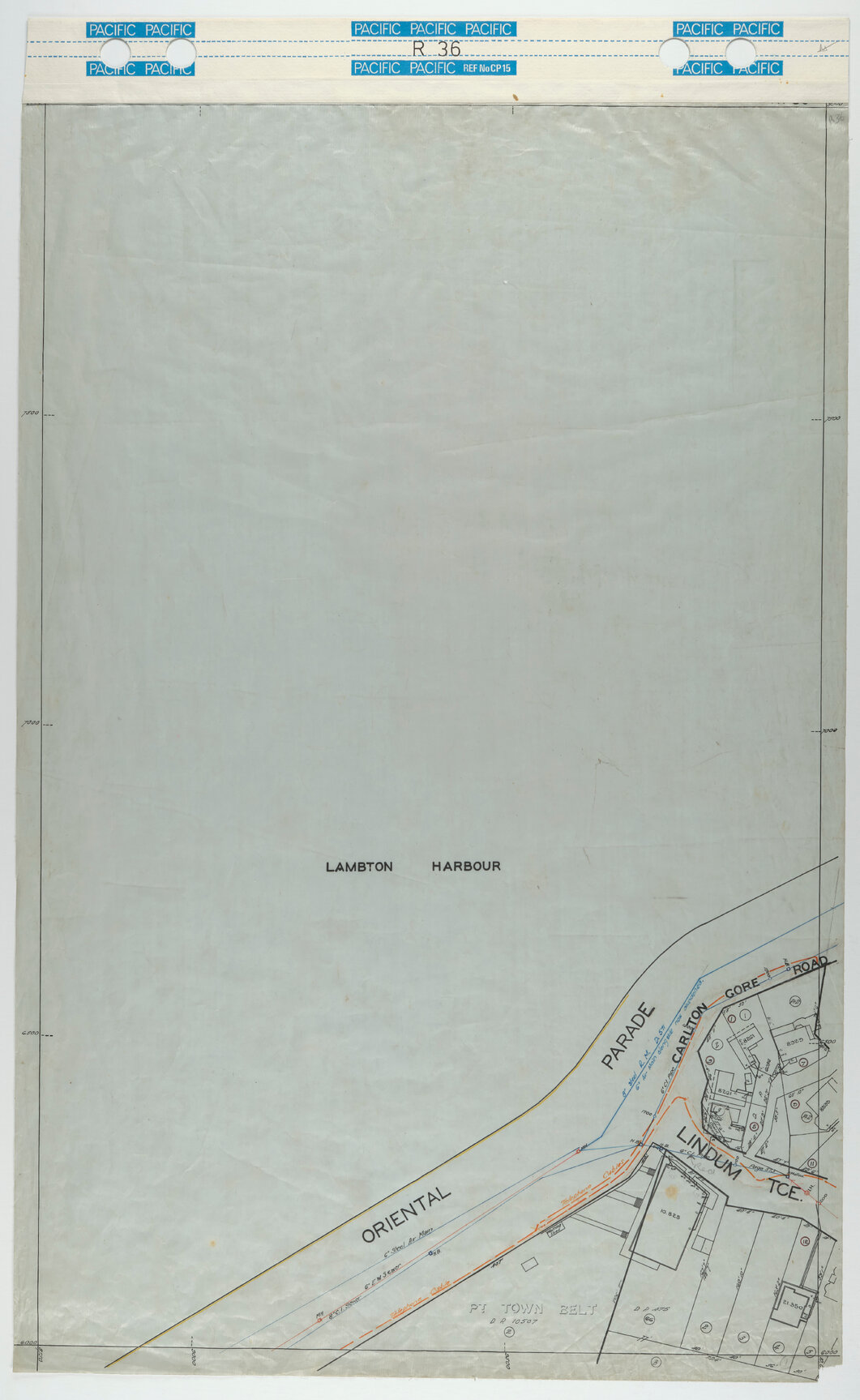 40 Foot to an Inch Record Sheet, sheet R36