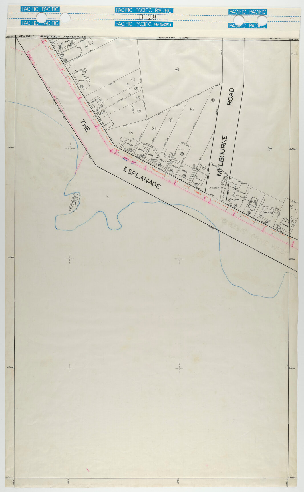 40 Foot to an Inch Record Sheet, sheet B28