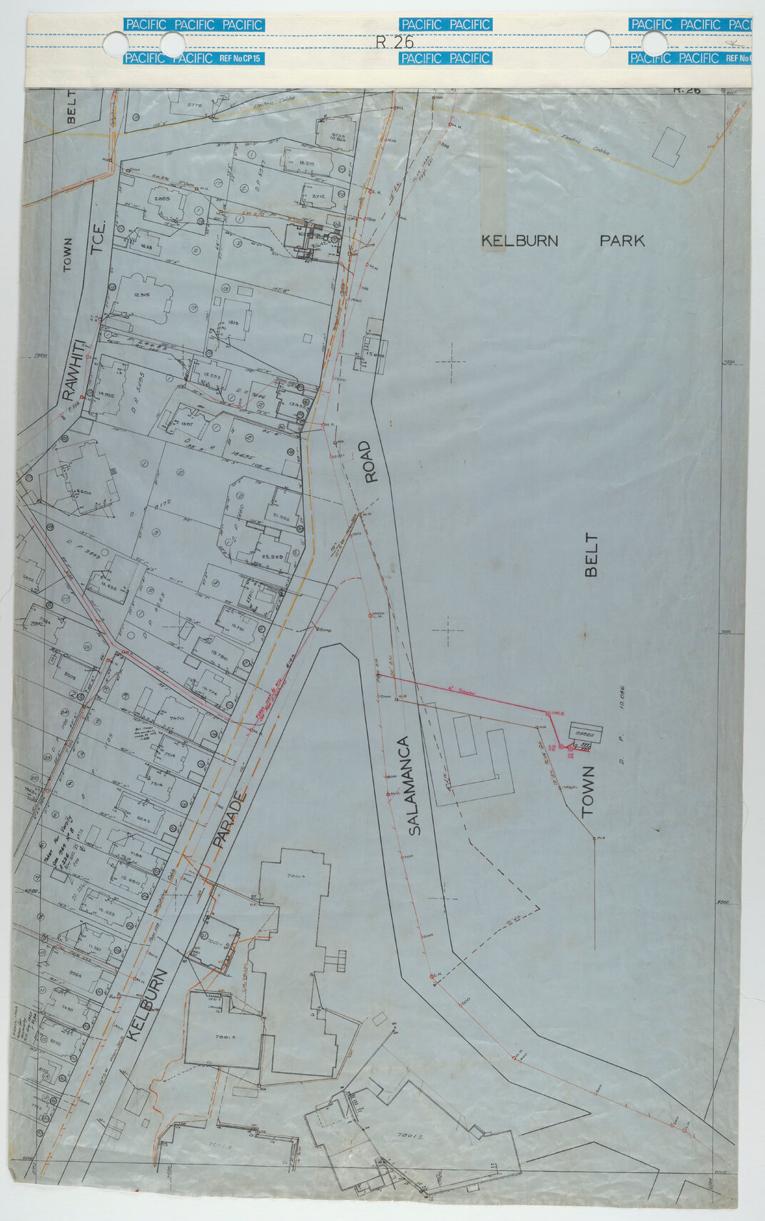 40 Foot to an Inch Record Sheet, sheet R26