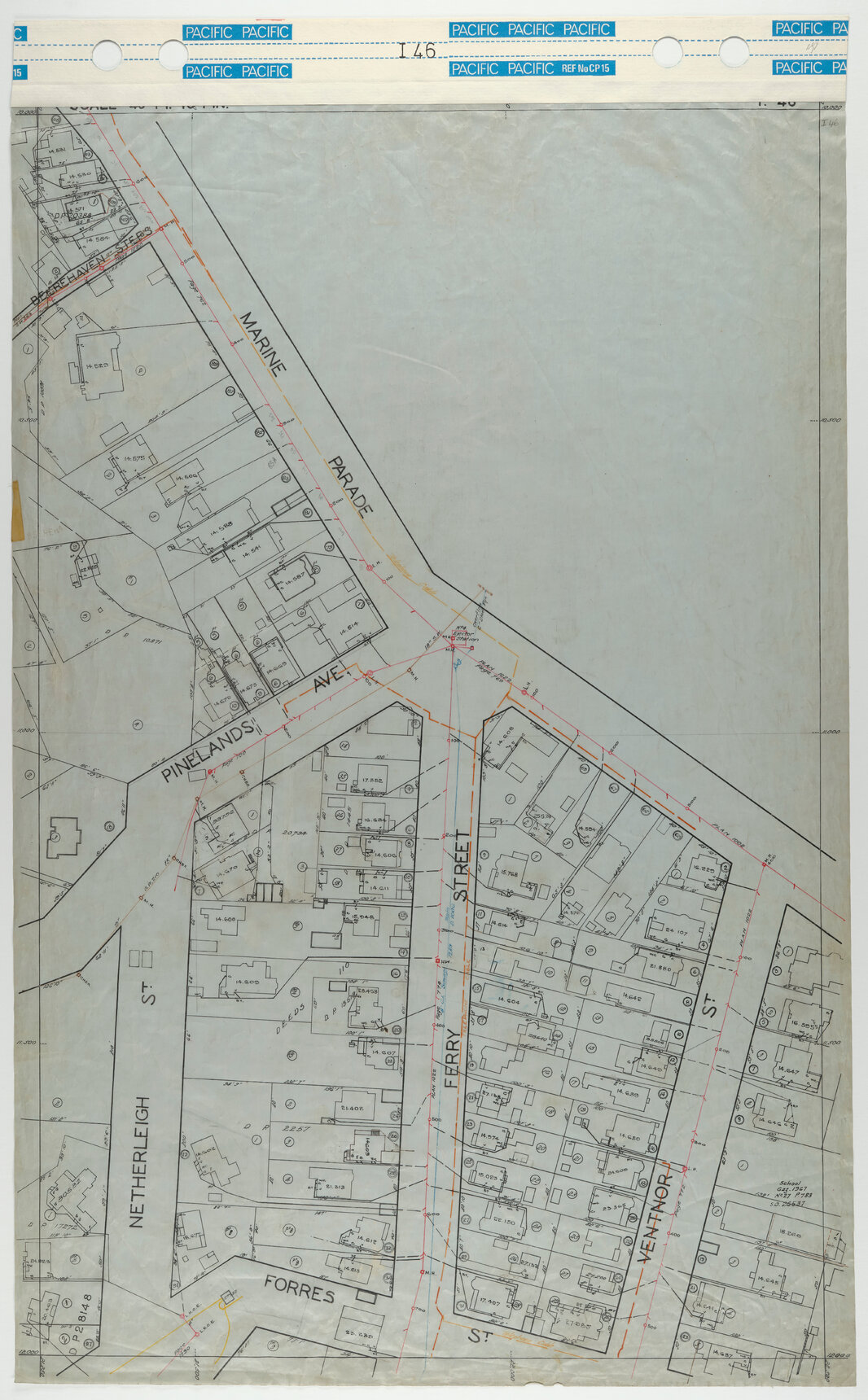 40 Foot to an Inch Record Sheet, sheet I46