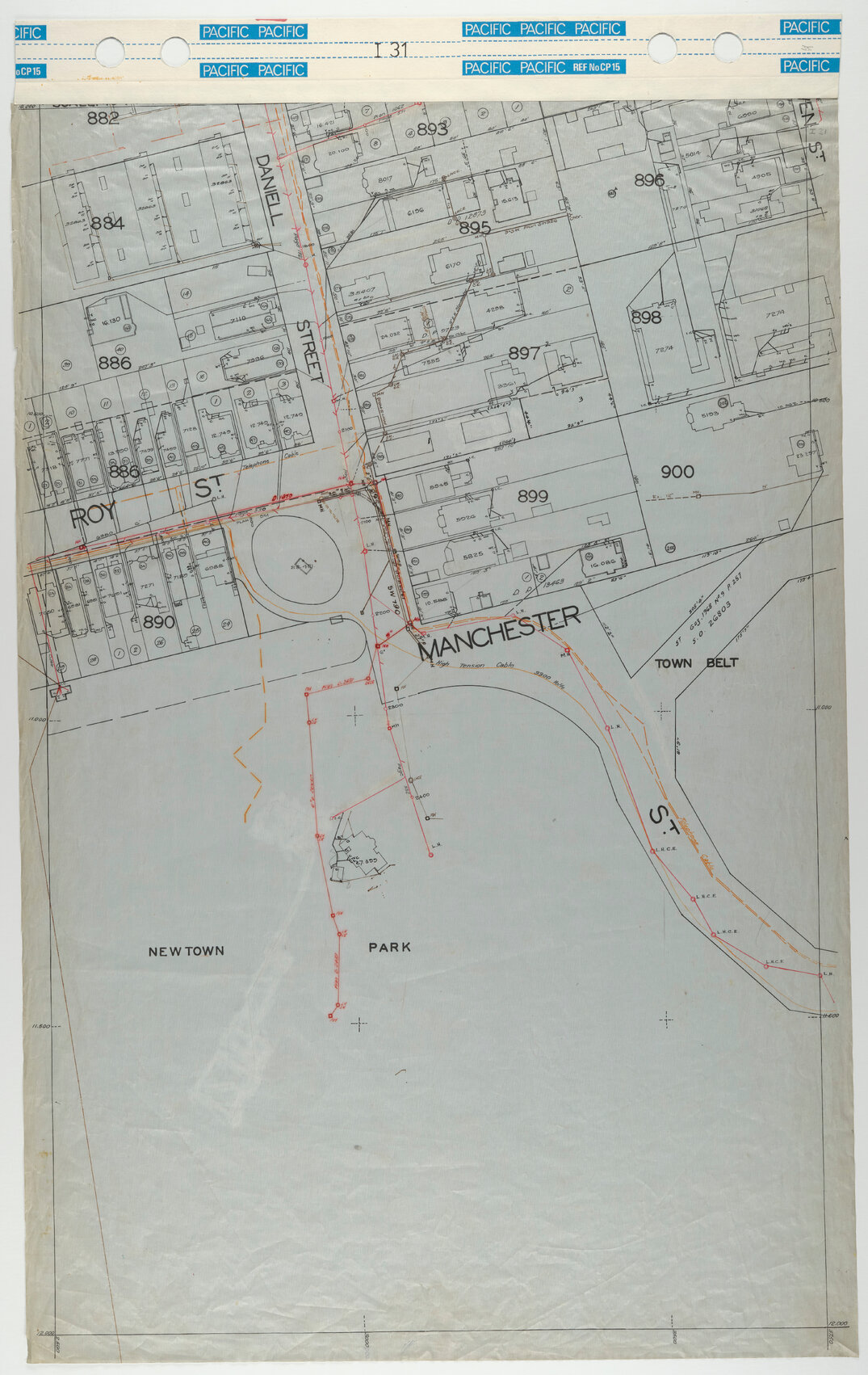 40 Foot to an Inch Record Sheet, sheet I31
