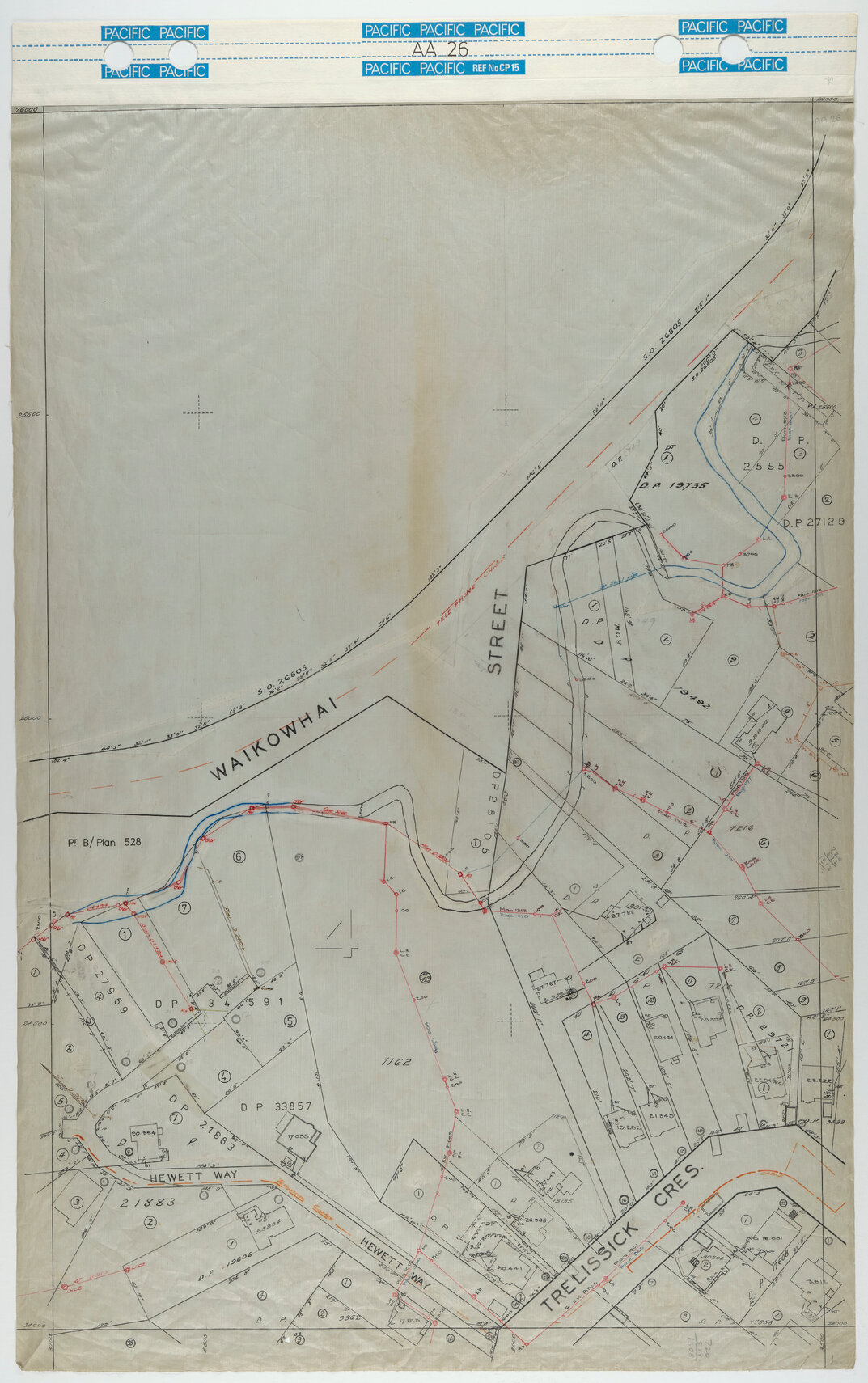 40 Foot to an Inch Record Sheet, sheet AA26