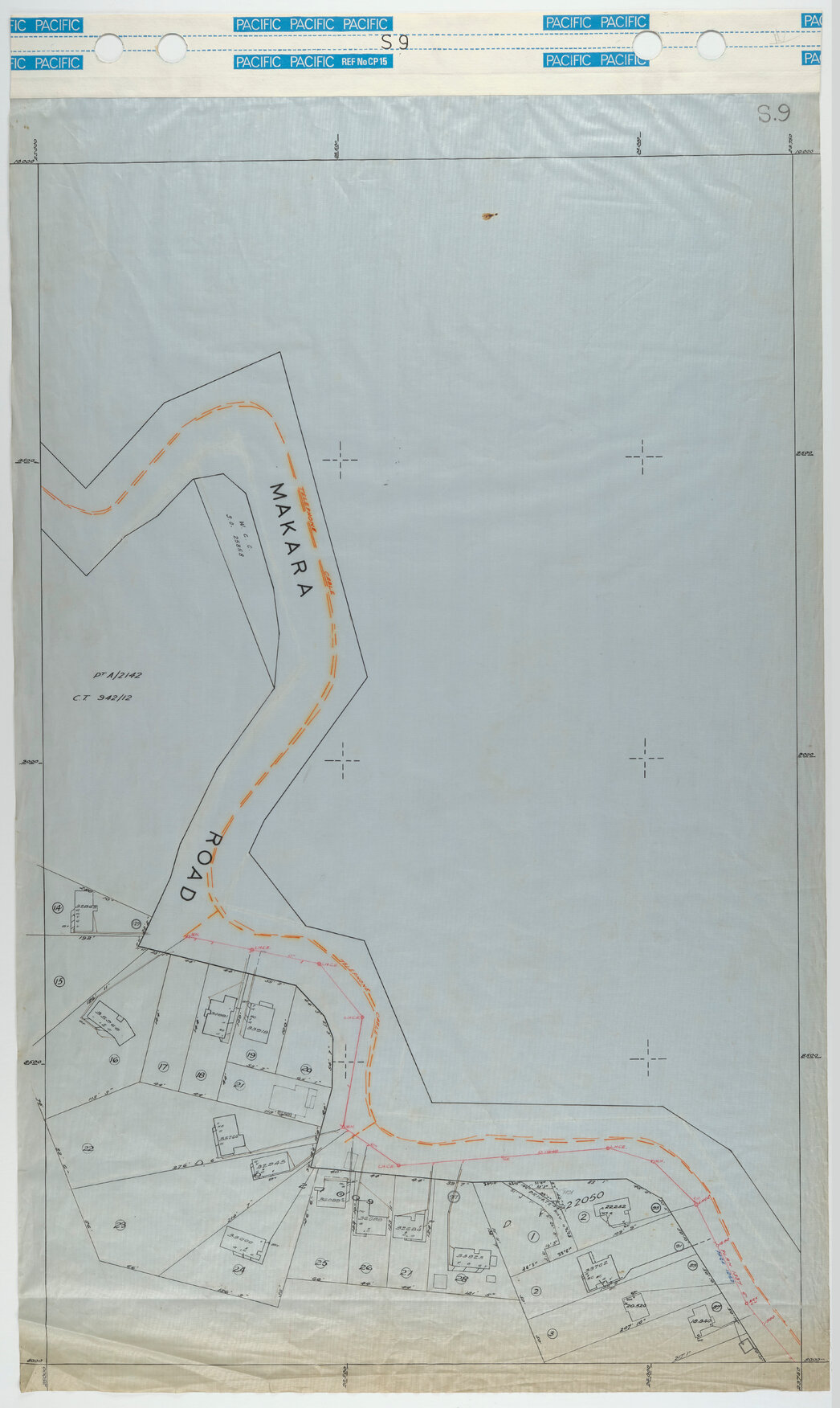 40 Foot to an Inch Record Sheet, sheet S9