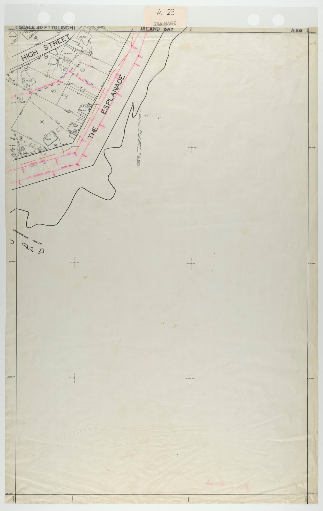 40 Foot to an Inch Record Sheet, sheet A26