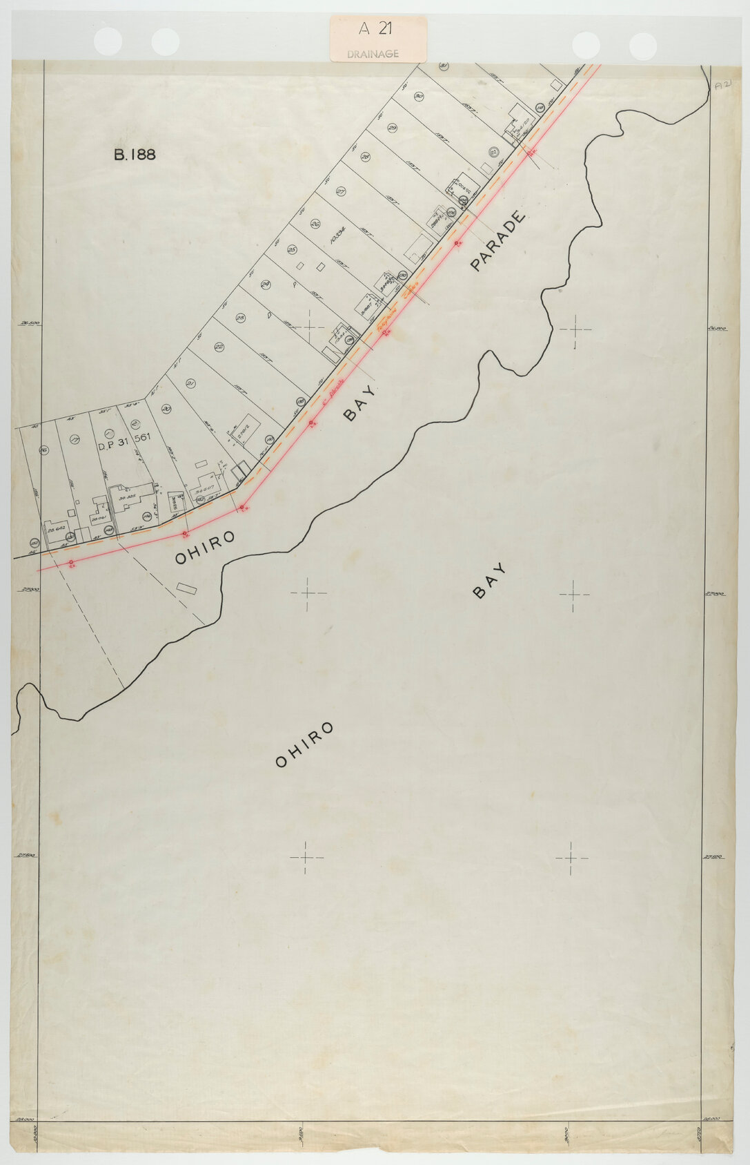 40 Foot to an Inch Record Sheet, sheet A21
