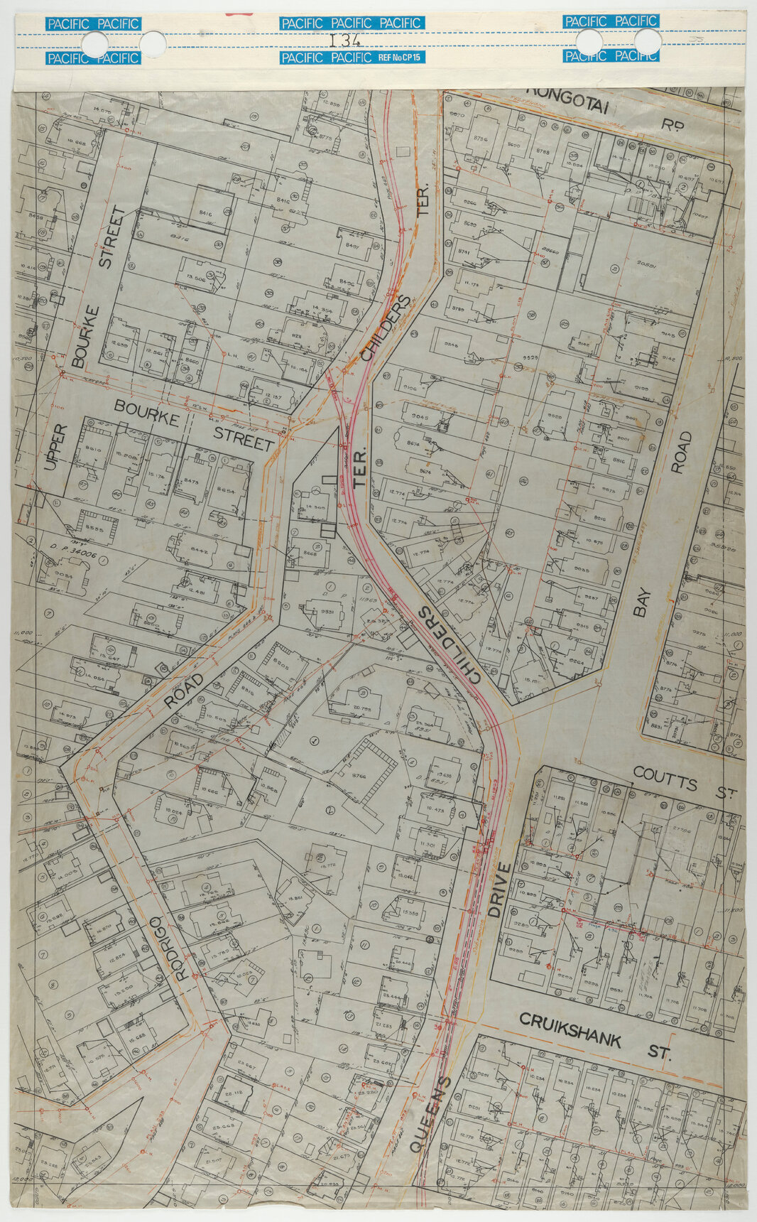 40 Foot to an Inch Record Sheet, sheet I34