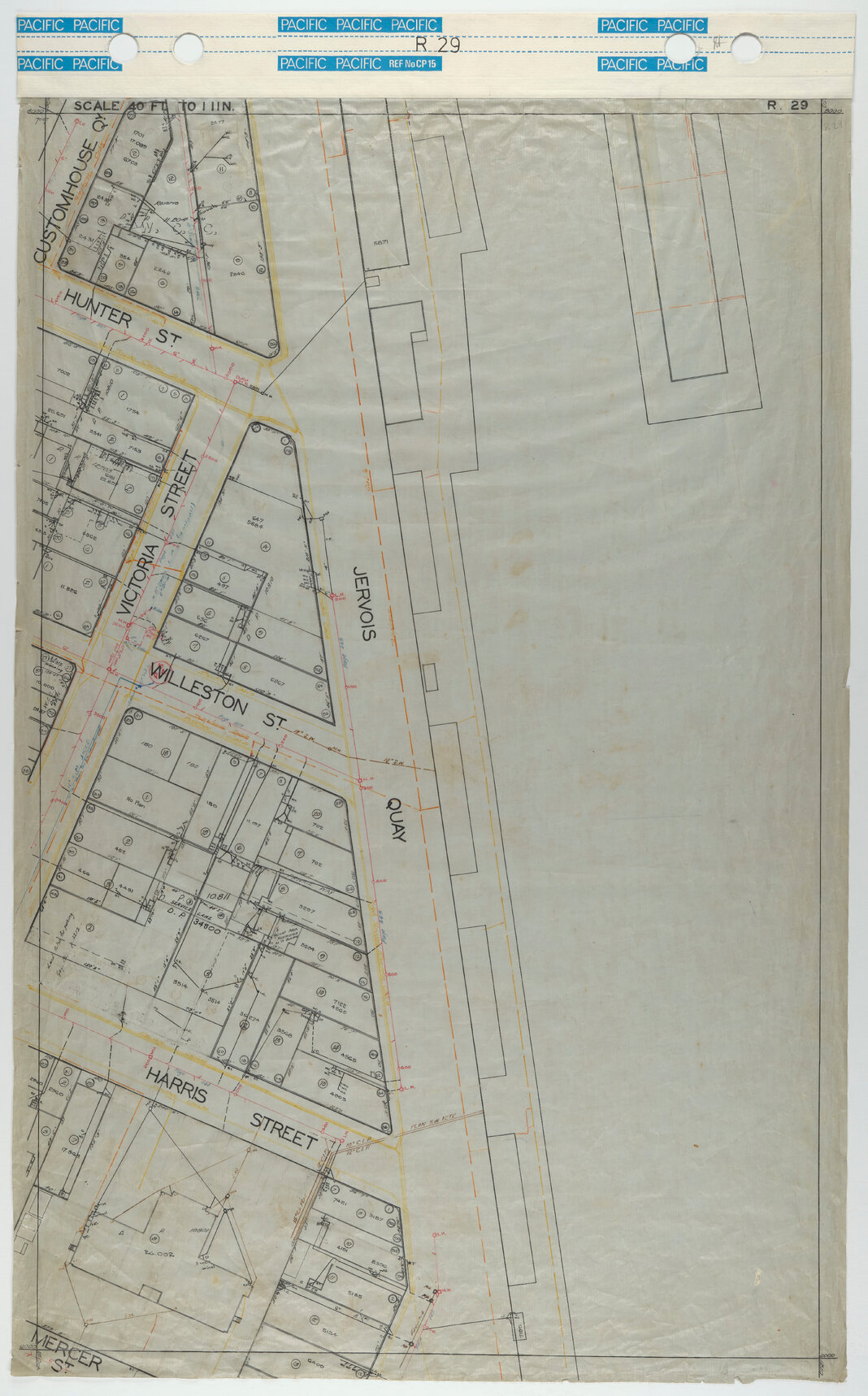 40 Foot to an Inch Record Sheet, sheet R29