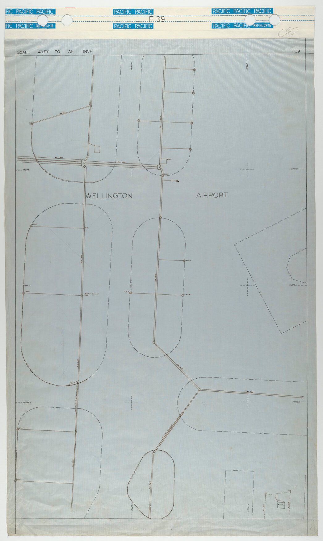 40 Foot to an Inch Record Sheet, sheet F39