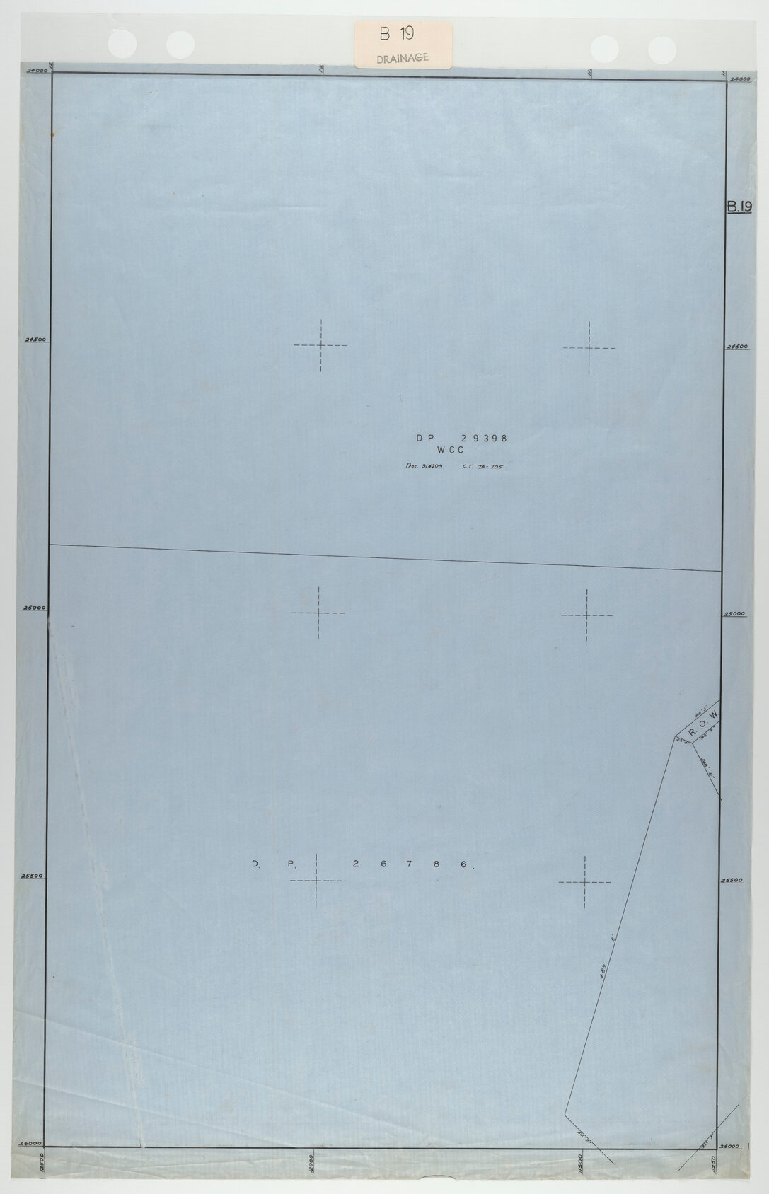 40 Foot to an Inch Record Sheet, sheet B19