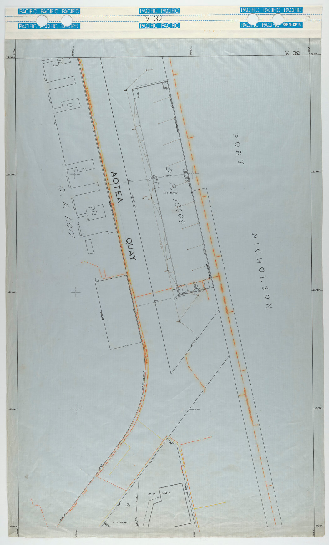 40 Foot to an Inch Record Sheet, sheet V32