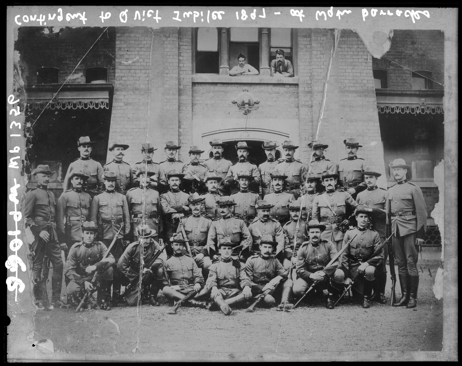 Contingent sent to Queen Victoria's Jubilee, Wellington Barracks
