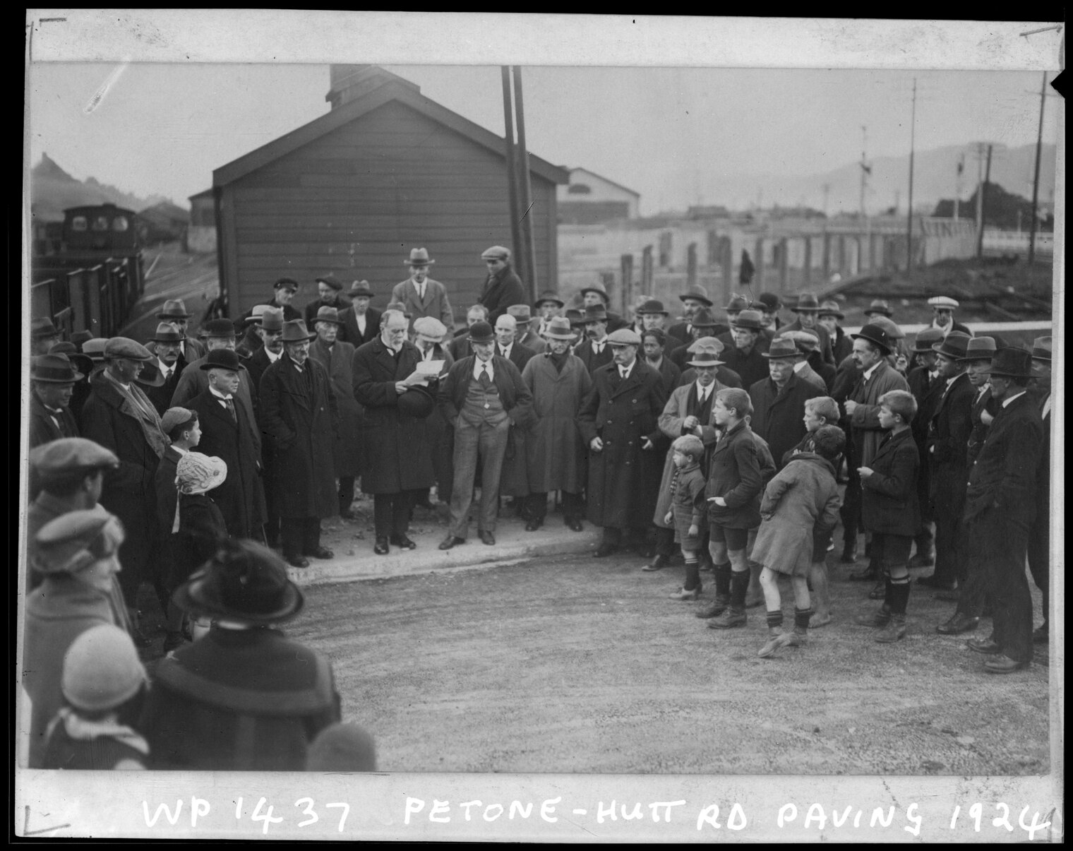 Ceremony, ' End of Paving the Hutt Road'