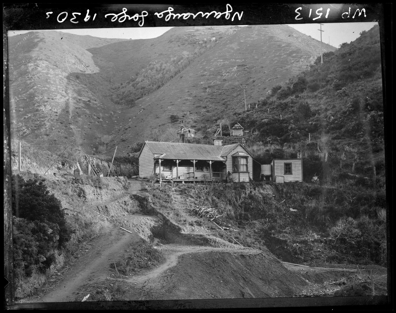 Ngauranga Gorge, prior to reconstruction
