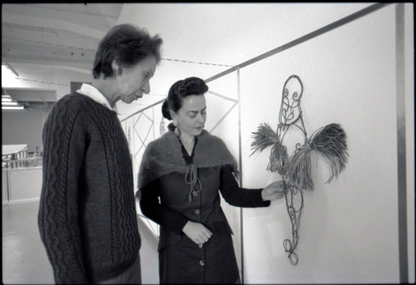 Artists, Jacquie Baxter (J C Sturm) and Jacqui Fraser, City Art Gallery