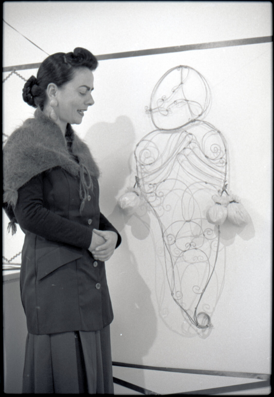 Artists, Jacquie Baxter (J C Sturm) and Jacqui Fraser, City Art Gallery