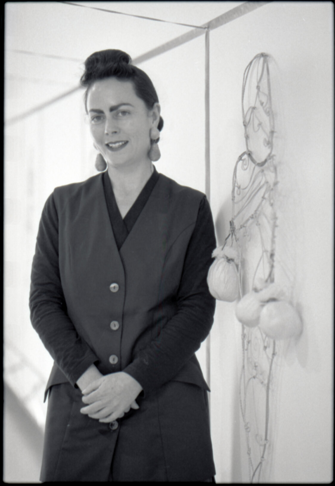 Artists, Jacquie Baxter (J C Sturm) and Jacqui Fraser, City Art Gallery