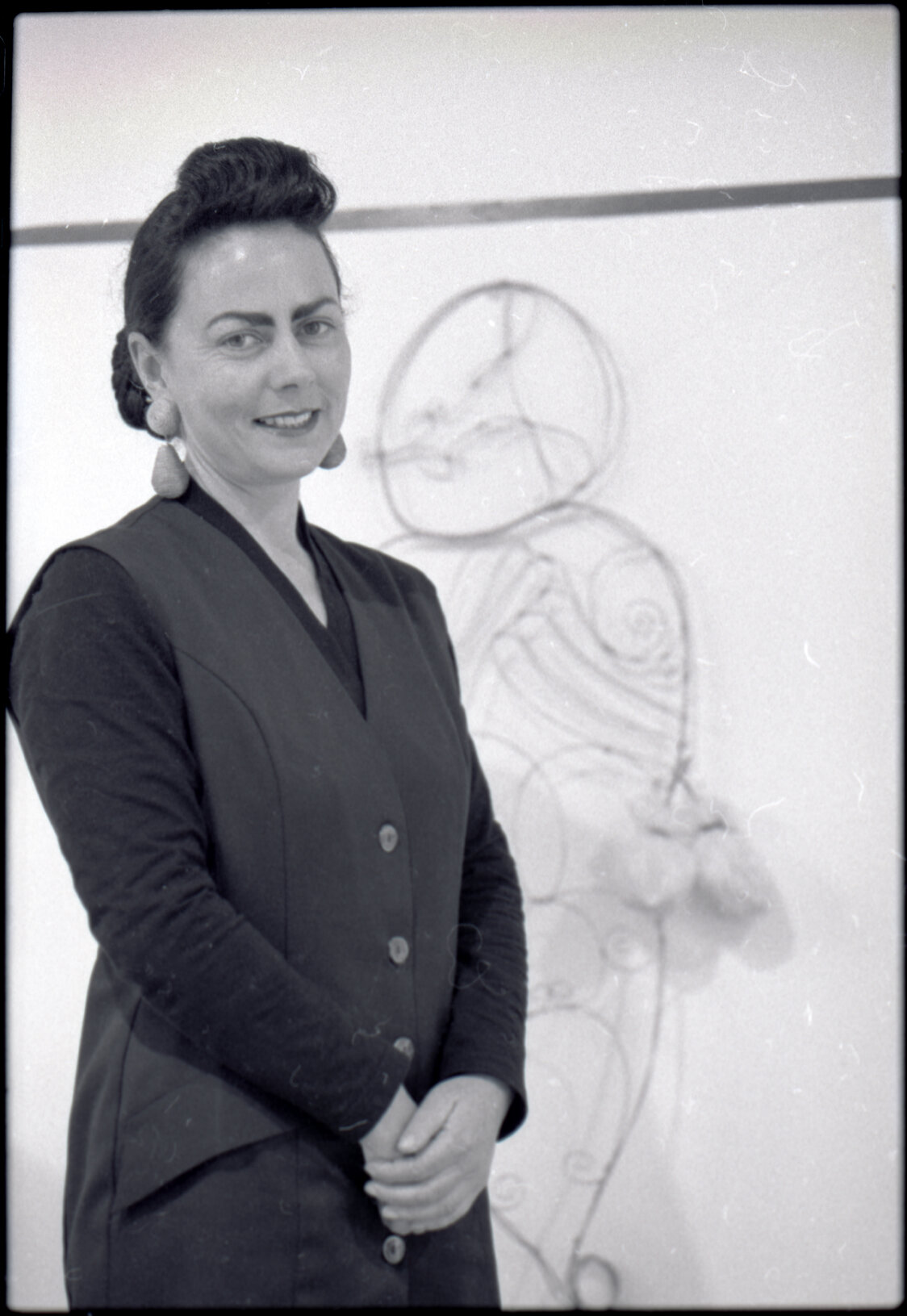 Artists, Jacquie Baxter (J C Sturm) and Jacqui Fraser, City Art Gallery