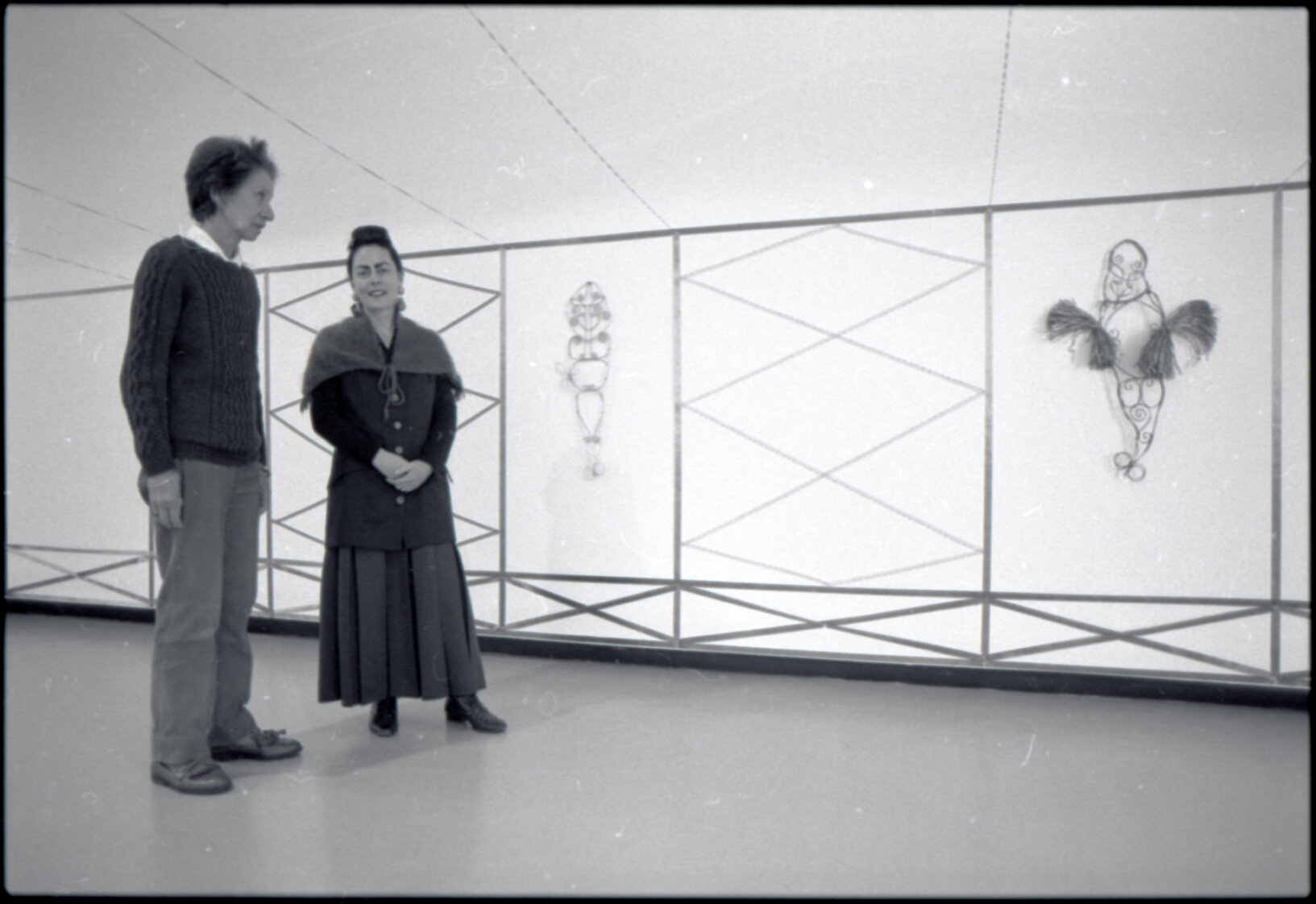 Artists, Jacquie Baxter (J C Sturm) and Jacqui Fraser, City Art Gallery