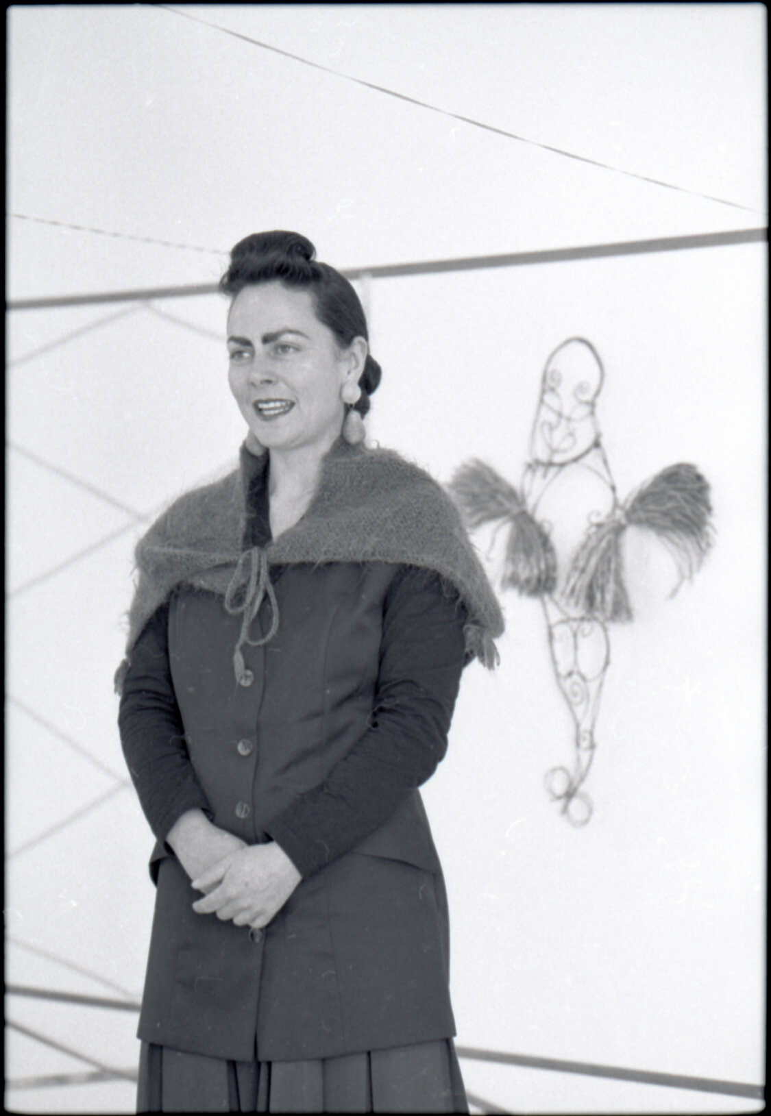 Artists, Jacquie Baxter (J C Sturm) and Jacqui Fraser, City Art Gallery