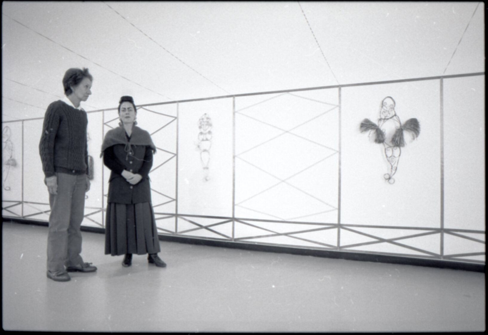 Artists, Jacquie Baxter (J C Sturm) and Jacqui Fraser, City Art Gallery