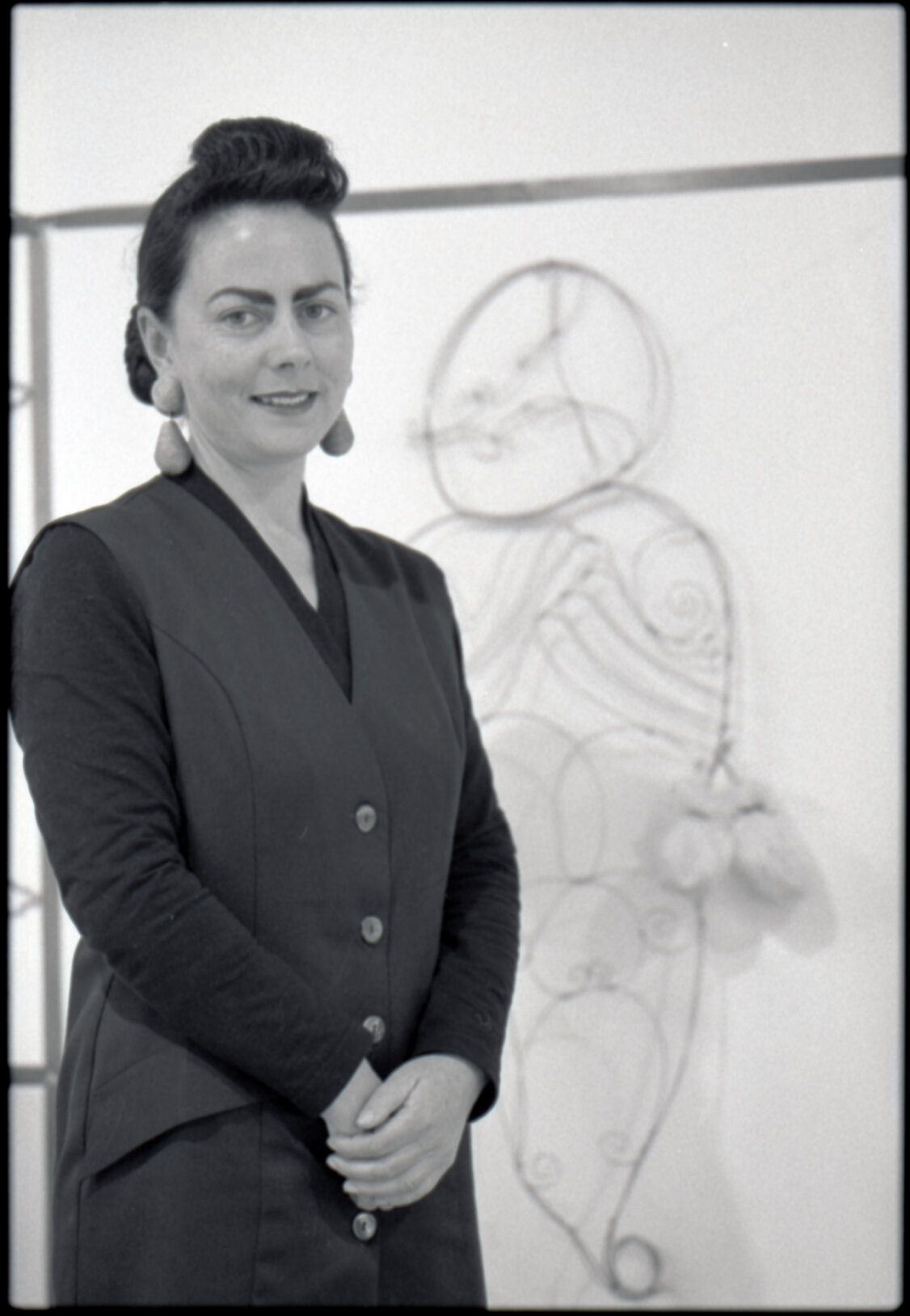 Artists, Jacquie Baxter (J C Sturm) and Jacqui Fraser, City Art Gallery