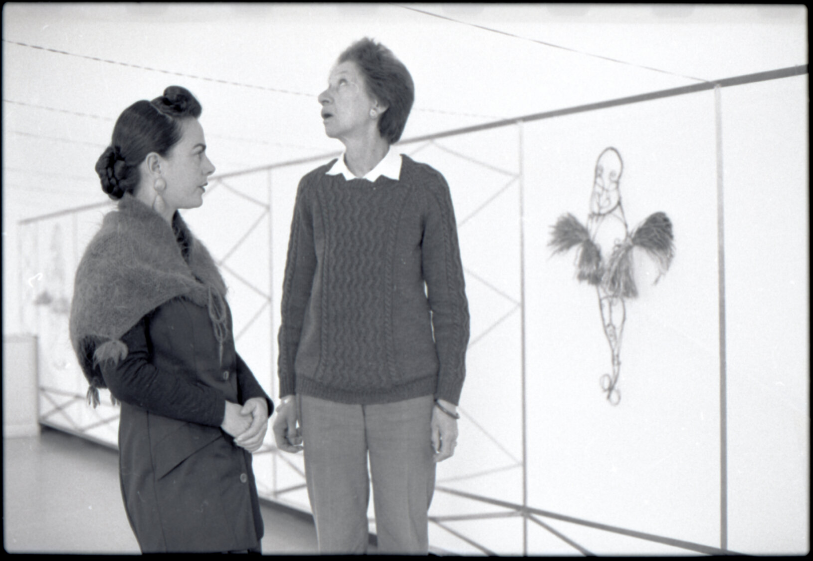 Artists, Jacquie Baxter (J C Sturm) and Jacqui Fraser, City Art Gallery