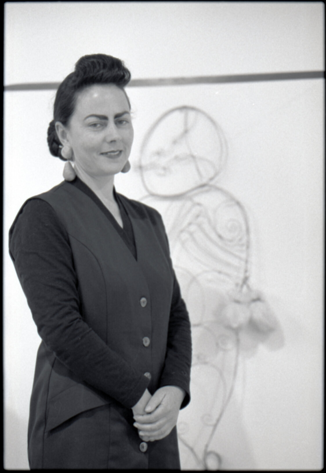 Artists, Jacquie Baxter (J C Sturm) and Jacqui Fraser, City Art Gallery