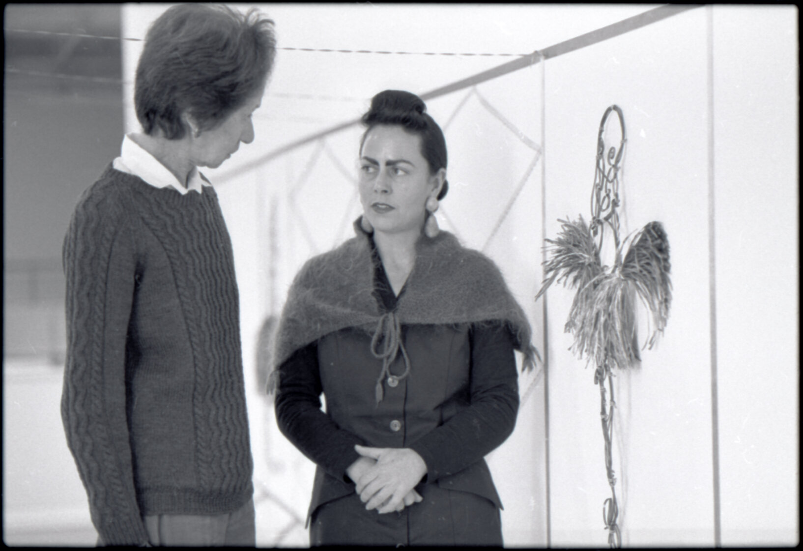 Artists, Jacquie Baxter (J C Sturm) and Jacqui Fraser, City Art Gallery