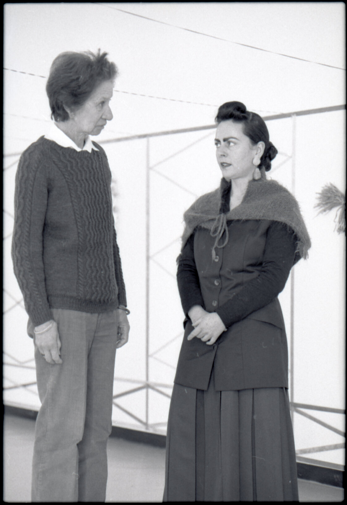 Artists, Jacquie Baxter (J C Sturm) and Jacqui Fraser, City Art Gallery