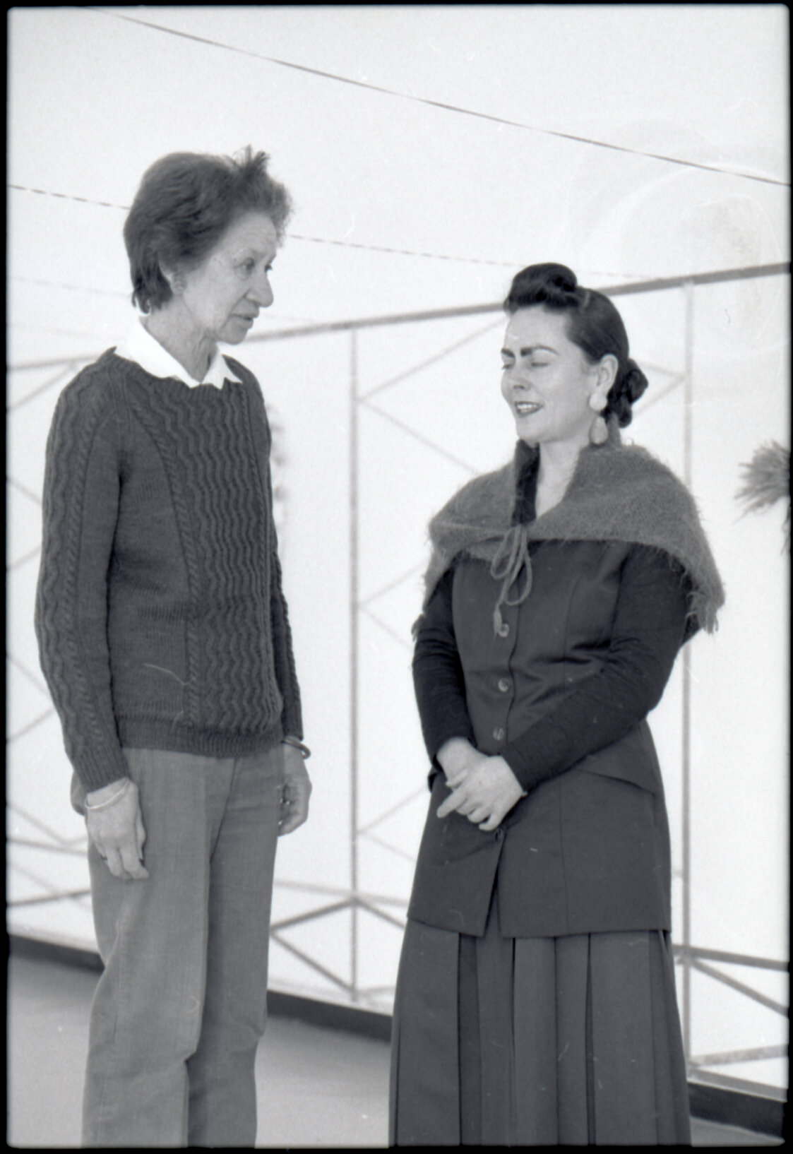 Artists, Jacquie Baxter (J C Sturm) and Jacqui Fraser, City Art Gallery