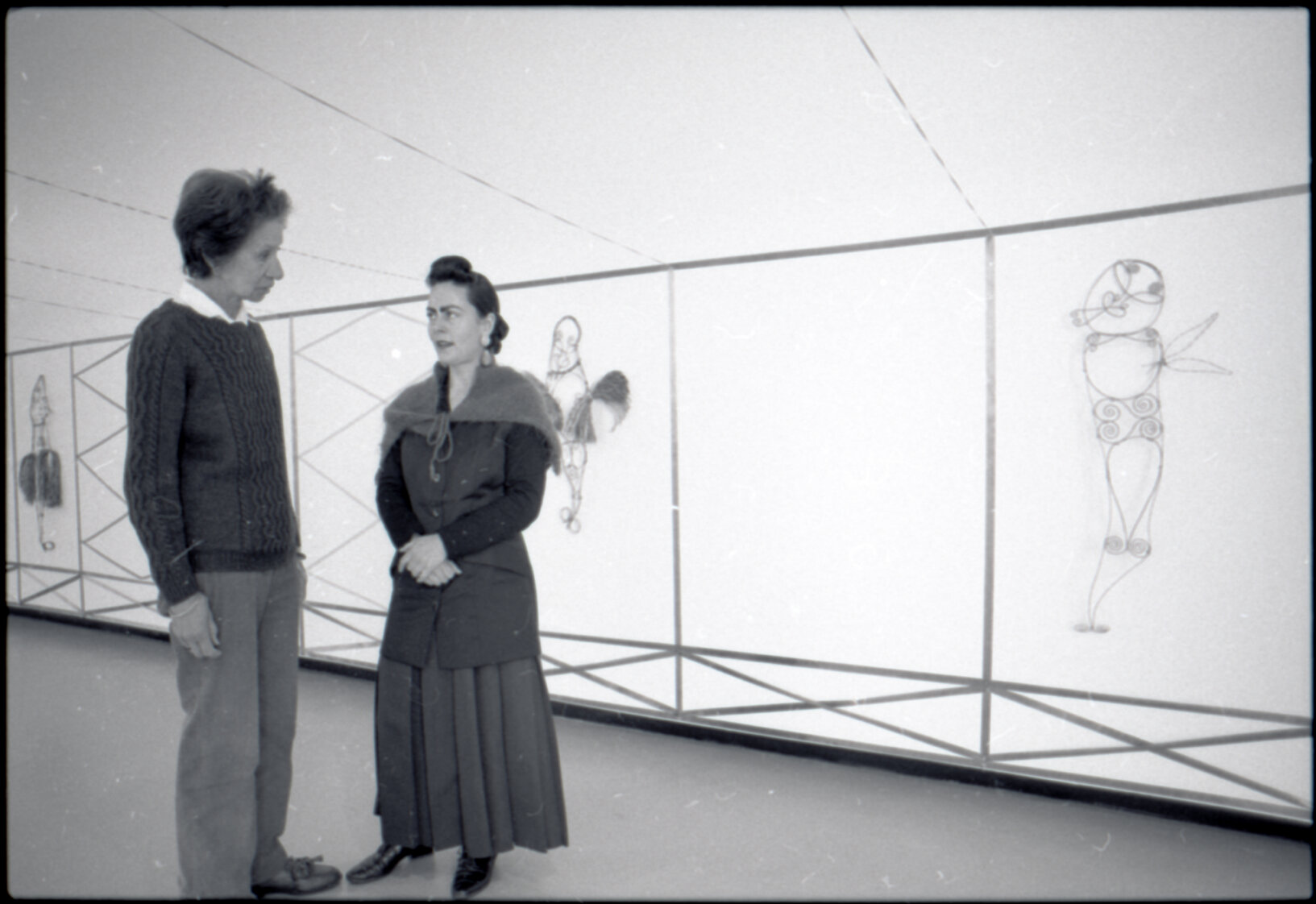 Artists, Jacquie Baxter (J C Sturm) and Jacqui Fraser, City Art Gallery