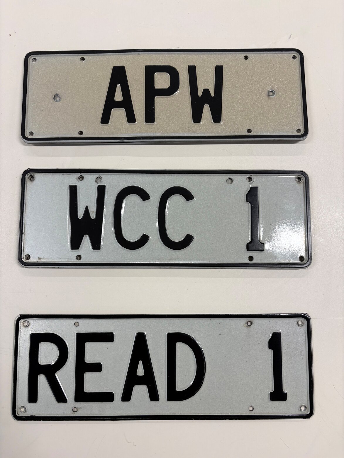 Custom licence plates of Wellington City Council