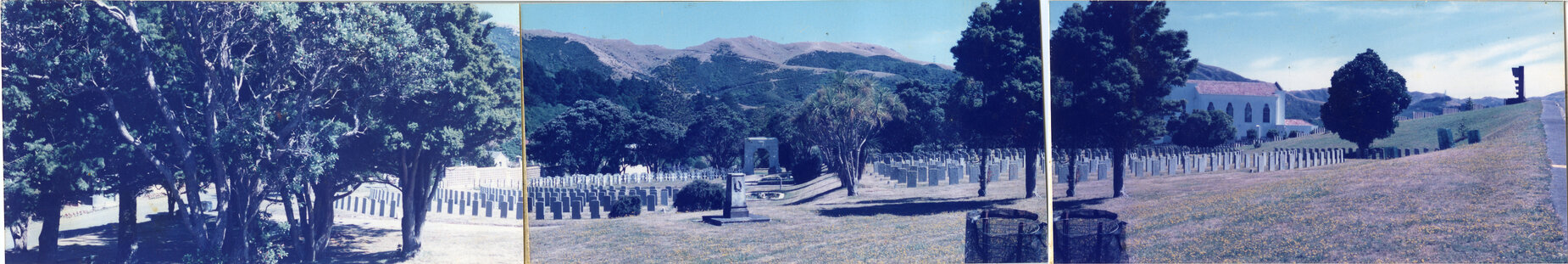 Karori Cemetery, Panorama, Servicemans 1, 25 January 1989