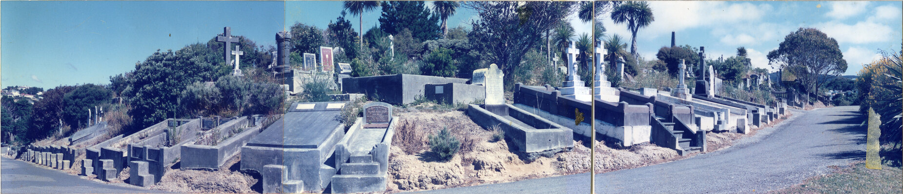 Karori Cemetery, Panorama, AK-WC1, 17 January 1989