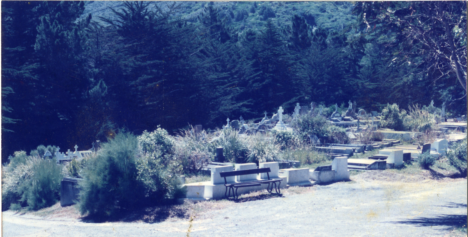 Karori Cemetery, Seat at top of ZR, 17 January 1989