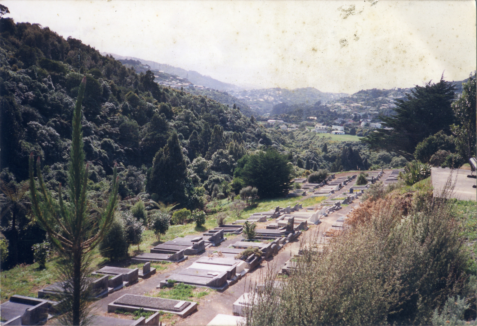 Karori Cemetery, View of BR2