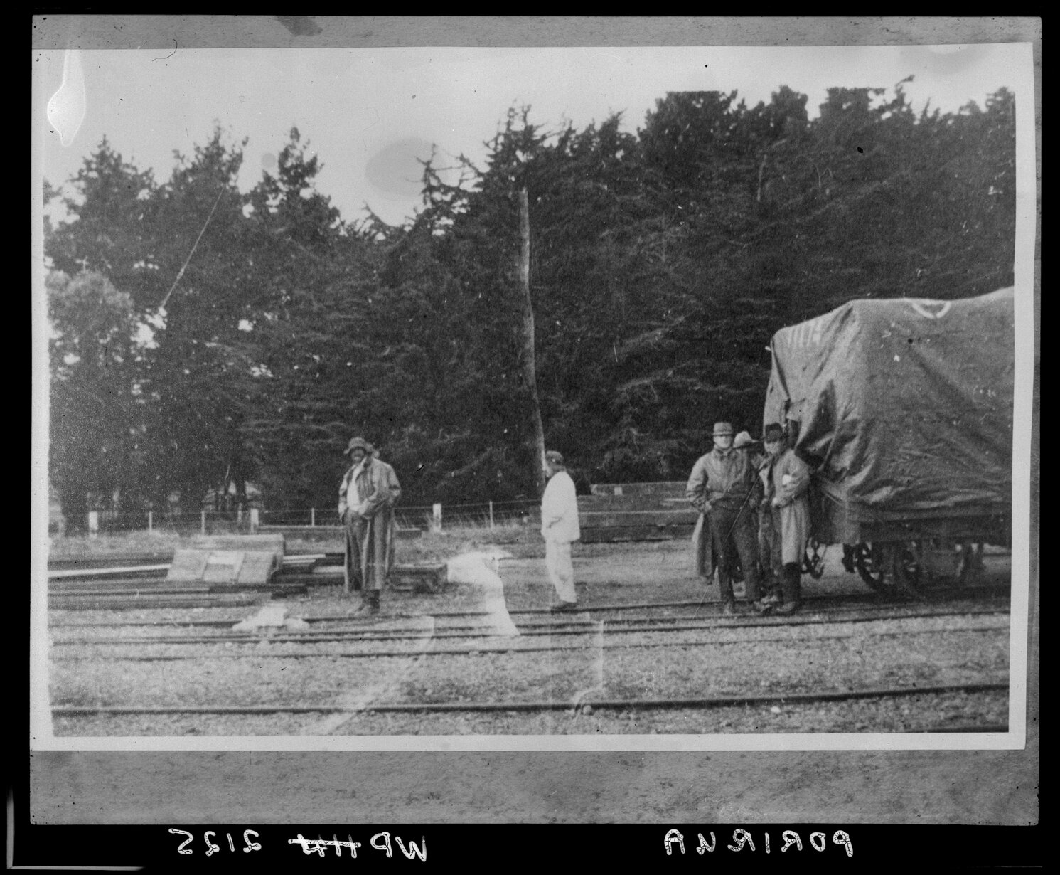 Workmen, Railway Station yards, Porirua