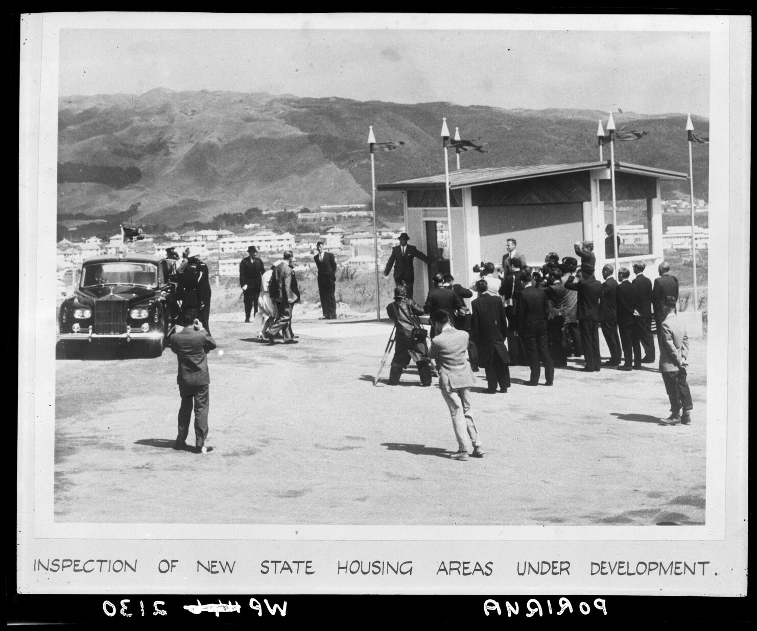 Royal Visit, Queen Elizabeth inspects new State Housing area